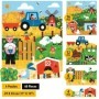 Headu - Puzzle-uri stivuibile Aventura la Ferma pentru copiii de peste 3 ani Headu - 2